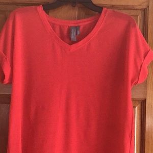 Red mesh Sweaty Betty workout top